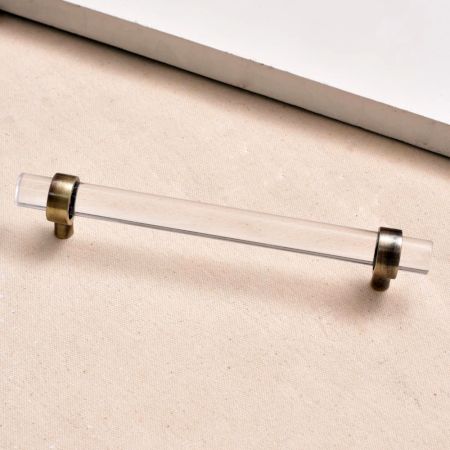 Adjustable Hardware Pulls Acrylic Door Handles (5 Inch)